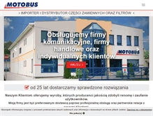 Tablet Screenshot of motobus.pl